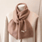 LuxeKnit Korean Winter Scarf Soft Knitted Shawl Scarf For Women 7