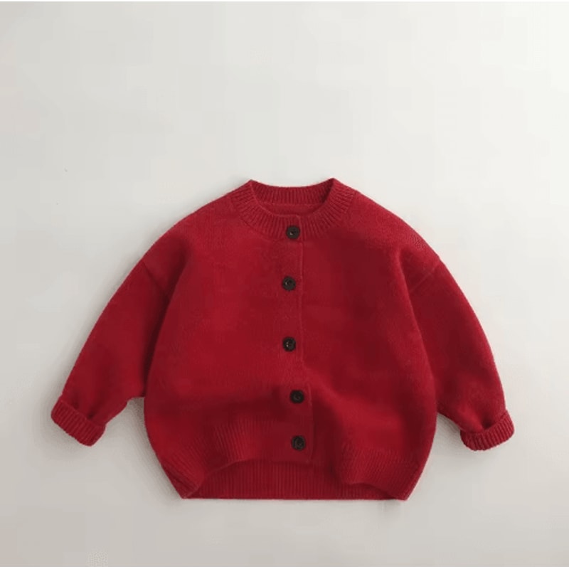 FestiveKnit Kids Christmas Cardigan Cozy Kids Knit Sweater Winter Jacket 1