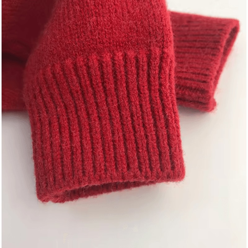 FestiveKnit Kids Christmas Cardigan Cozy Kids Knit Sweater Winter Jacket 3