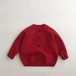 festiveknit kids christmas cardigan – cozy kids knit sweater winter jacket