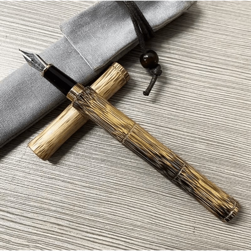 BambooCraft Wood Fountain Pen Elegant Bamboo Fountain Pen With 05mm Fine Nib 0