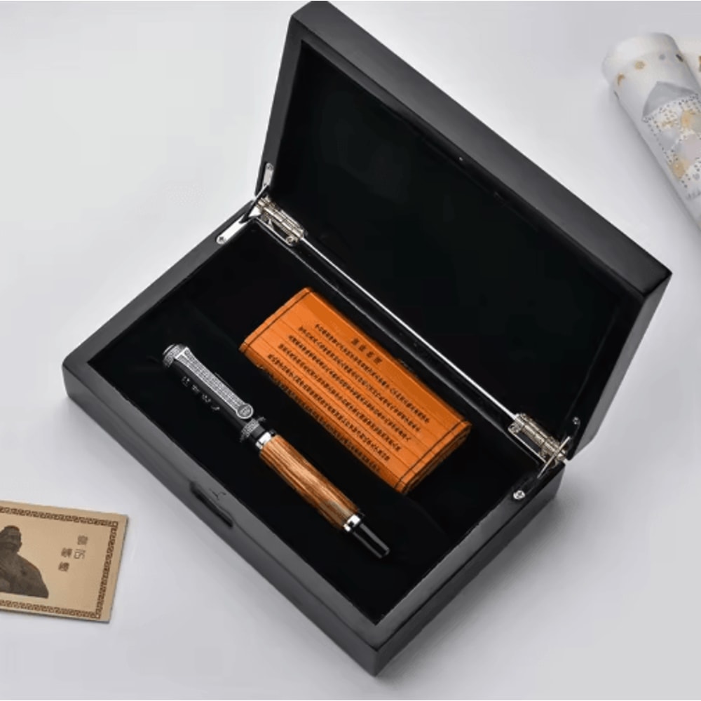 Duke Confucius Bamboo Calligraphy Fountain Pen Classic Bent Nib Fountain Pen 12mm 1