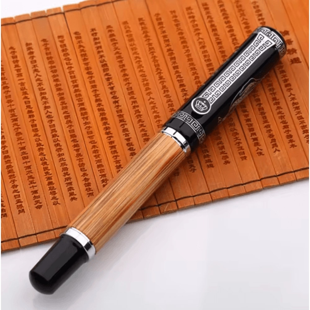 Duke Confucius Bamboo Calligraphy Fountain Pen Classic Bent Nib Fountain Pen 12mm 3