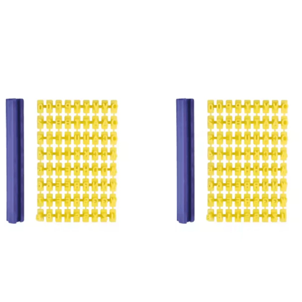 CraftStamp Alphabet Clay Embosser Set DIY Clay Letter Stamp Tool For Pottery Polymer Clay 1