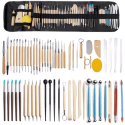 procraft clay sculpting tool set – complete pottery tools kit for polymer clay & ceramics