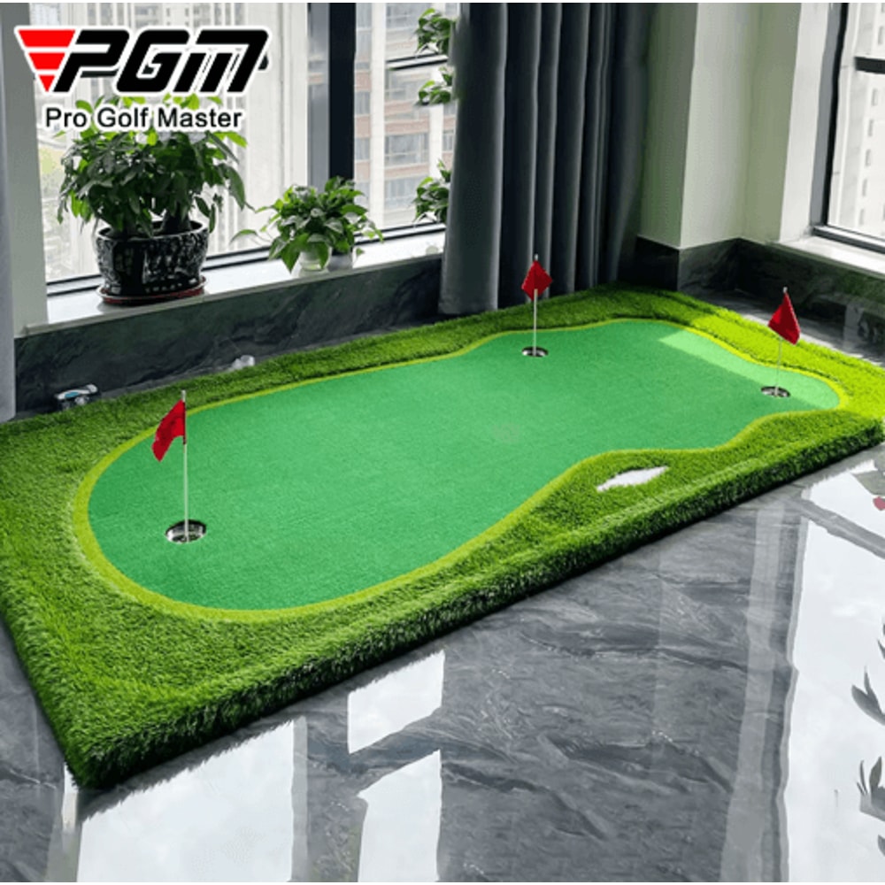 PGM ProGreen Golf Putting Mat Large Indoor Putting Green 100by300cm Training Mat 5