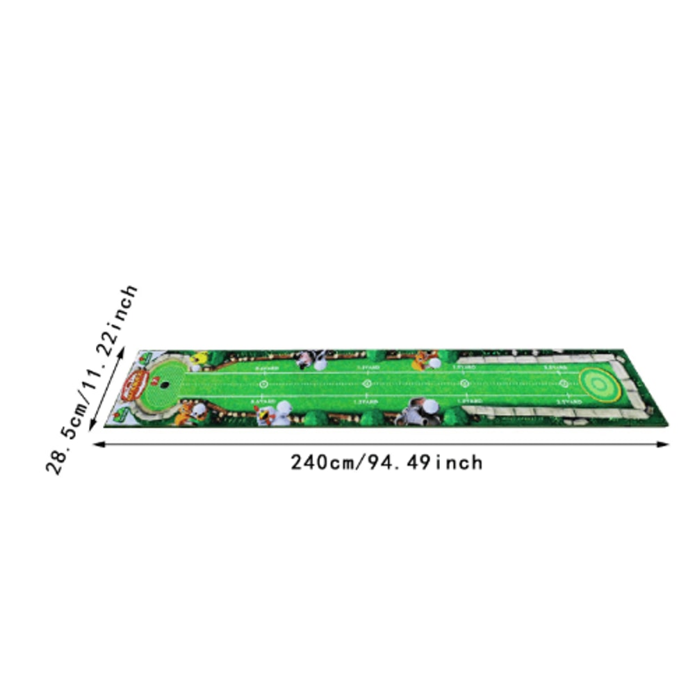 AnywherePutt Golf Putting Mat Portable Golf Practice Mat For Indoor Outdoor Training 7