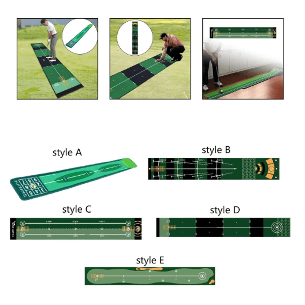 AnywherePutt Golf Putting Mat Portable Golf Practice Mat For Indoor Outdoor Training 0