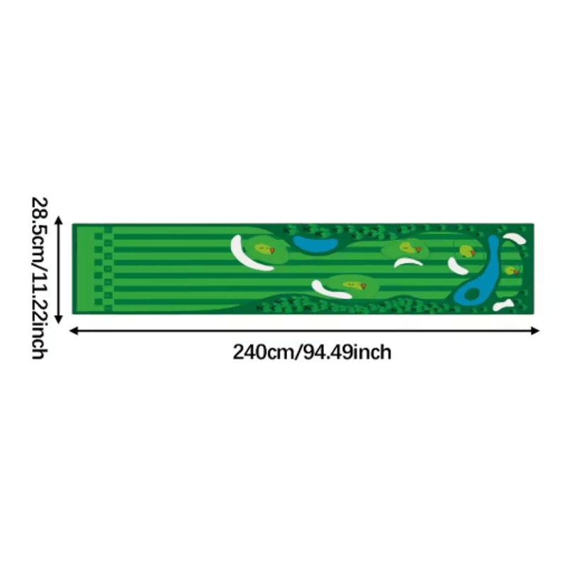 PrecisionPutt Golf Putting Mat Portable Golf Putting Trainer For Home Outdoor Practice 3