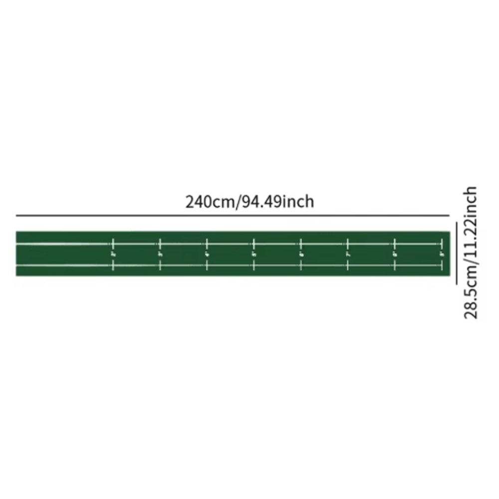 PrecisionPutt Golf Putting Mat Portable Golf Putting Trainer For Home Outdoor Practice 7