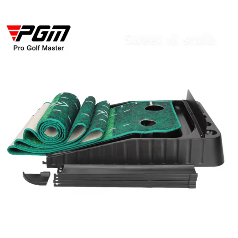 PGM TL021 3M Golf Putting Mat Professional Golf Putting Trainer With Ball Return 5