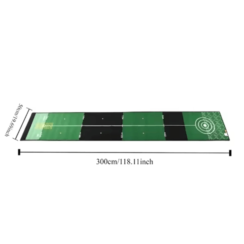 ProGreen Golf Putting Carpet Mat AntiSlip Indoor Golf Putting Mat 50by300cm 4