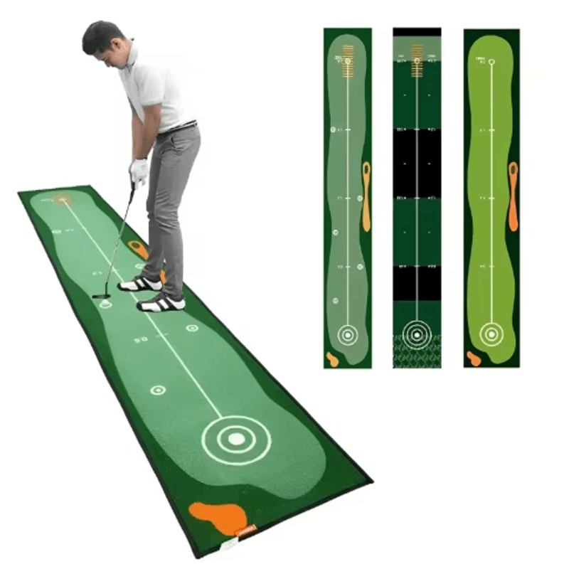 ProGreen Golf Putting Carpet Mat AntiSlip Indoor Golf Putting Mat 50by300cm 0