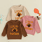 Infant Thanksgiving Sweater With Turkey Embroidery And Crewneck Design For Cozy Fall Days Long Sle 6
