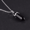 CrystalPoint Obsidian Chakra Pendant Necklace Natural Crystal Pendulum Necklace Hexagonal Point 2