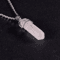 CrystalPoint Obsidian Chakra Pendant Necklace Natural Crystal Pendulum Necklace Hexagonal Point 4