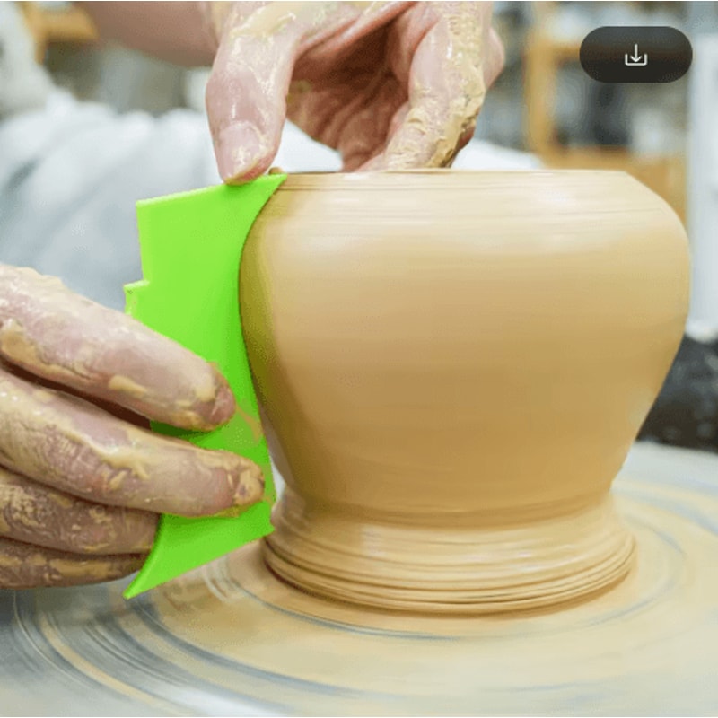 ProShape Pottery Tool Set Essential Clay Sculpting Tools For Shaping Detailing 6