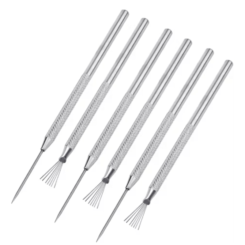 TexturePro Clay Needle Tool Set Precision Ceramic Texture Tool For Sculpting Detailing 1