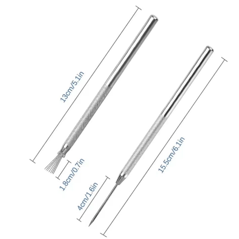 TexturePro Clay Needle Tool Set Precision Ceramic Texture Tool For Sculpting Detailing 9