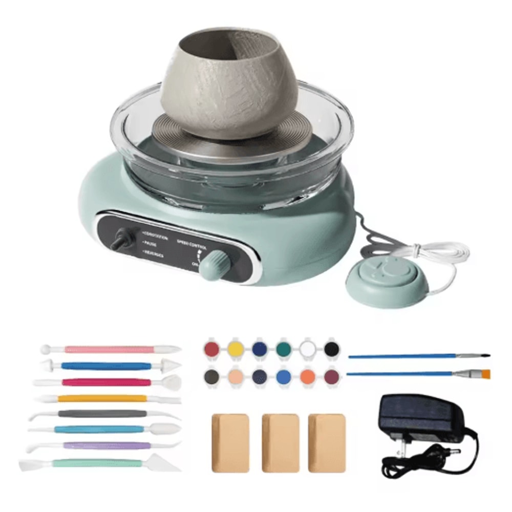 SpinCraft Electric Pottery Wheel Kit Compact Electric Pottery Wheel For DIY Ceramic Art 1