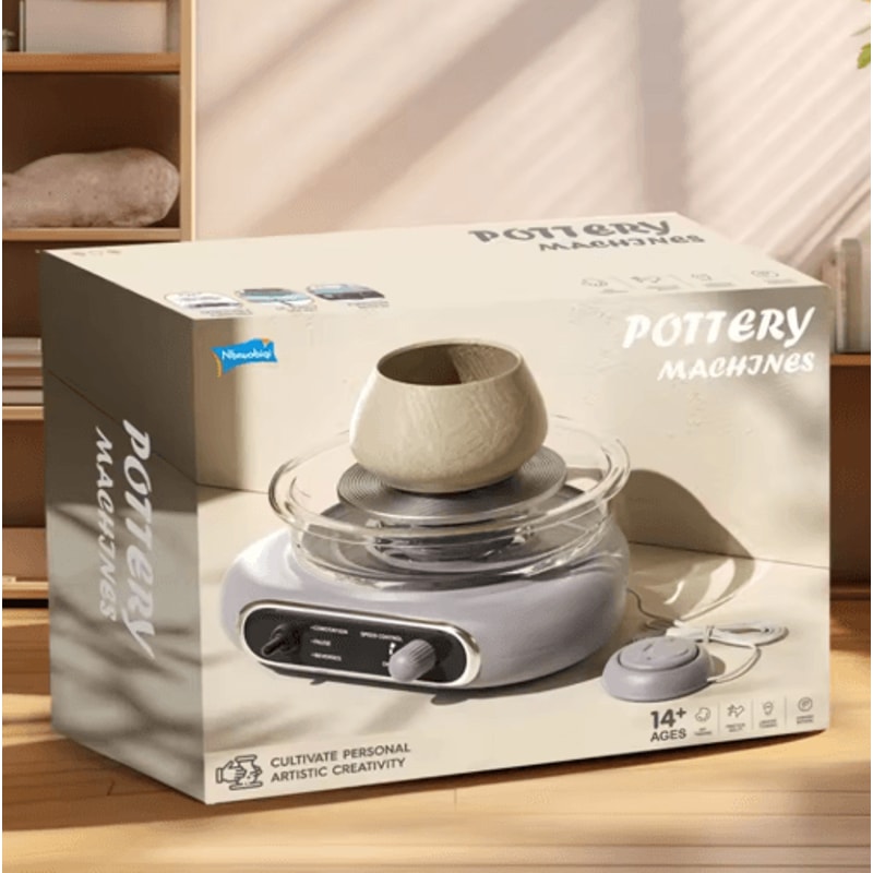 SpinCraft Electric Pottery Wheel Kit Compact Electric Pottery Wheel For DIY Ceramic Art 3