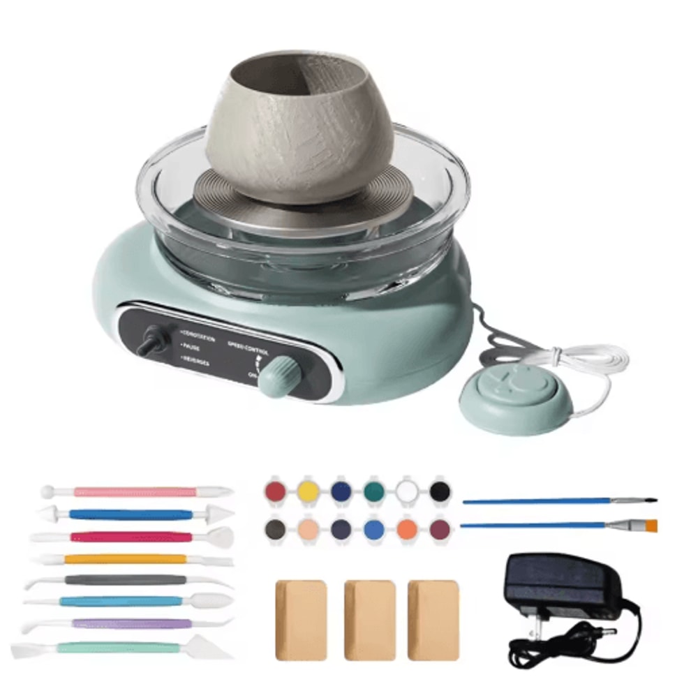 SpinCraft Electric Pottery Wheel Kit Compact Electric Pottery Wheel For DIY Ceramic Art 5