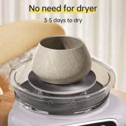 spincraft electric pottery wheel kit – compact electric pottery wheel for diy ceramic art