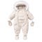 30C Thermal Baby Snowsuit Plush Fleece Winter Jumpsuit For Newborns Toddlers 3
