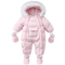 30C Thermal Baby Snowsuit Plush Fleece Winter Jumpsuit For Newborns Toddlers 4
