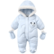 Korean Style Bear Baby Winter Romper Fleece Hooded Snowsuit For Infants Toddlers 2