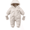 Korean Style Bear Baby Winter Romper Fleece Hooded Snowsuit For Infants Toddlers 3