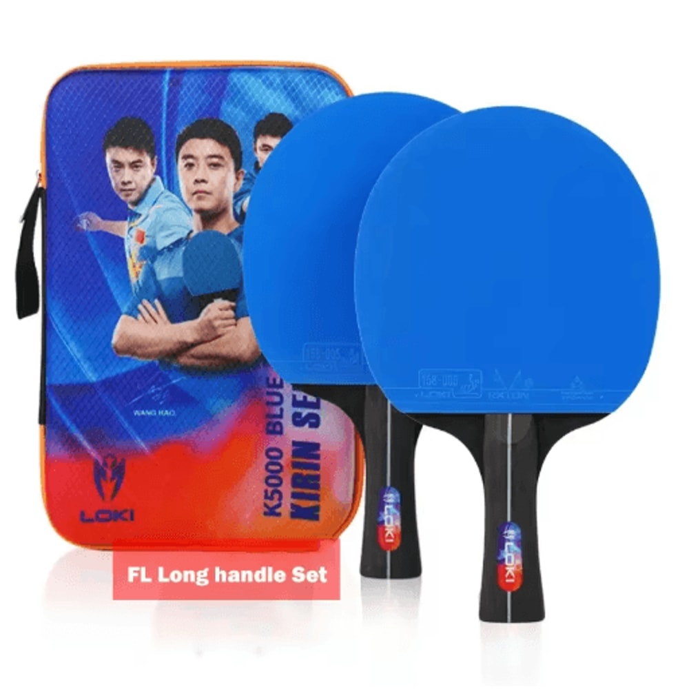 LOKI K5000 Table Tennis Racket Set 2pcs Ping Pong Paddles With HighPerformance Rubber 1