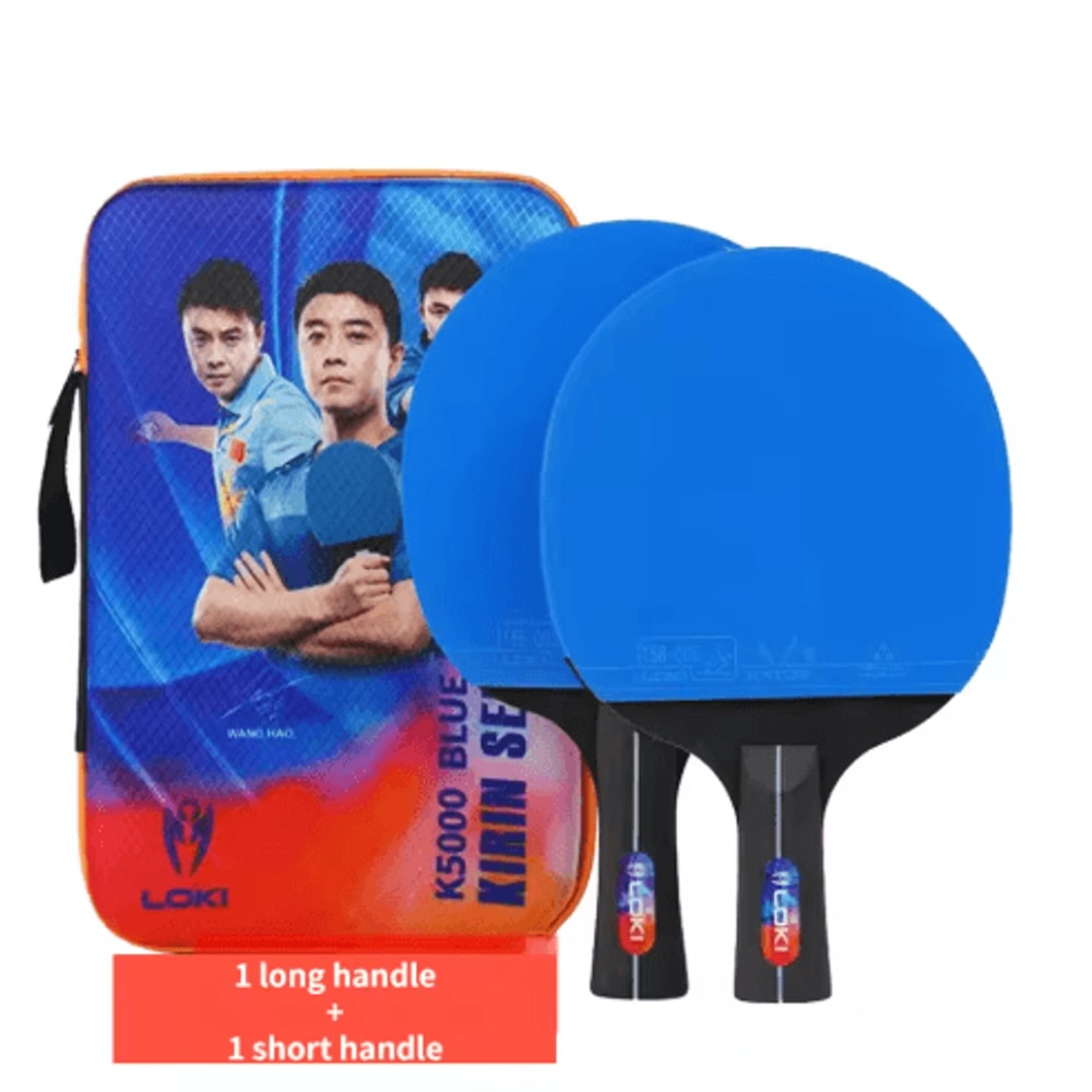 LOKI K5000 Table Tennis Racket Set 2pcs Ping Pong Paddles With HighPerformance Rubber 3
