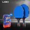 LOKI K5000 Table Tennis Racket Set 2pcs Ping Pong Paddles With HighPerformance Rubber 4