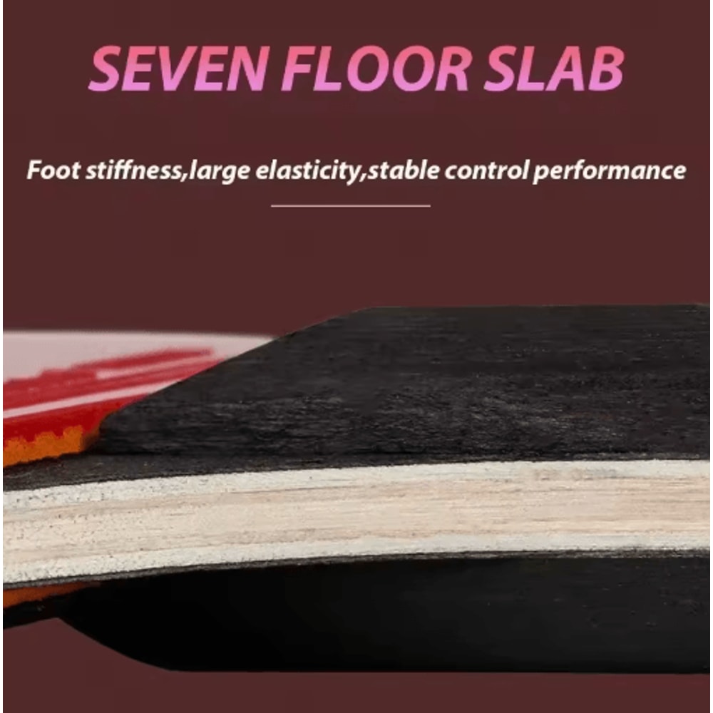 Portable ITTF Approved Table Tennis Racket Set With Bag 2 Paddles 3 Balls 2