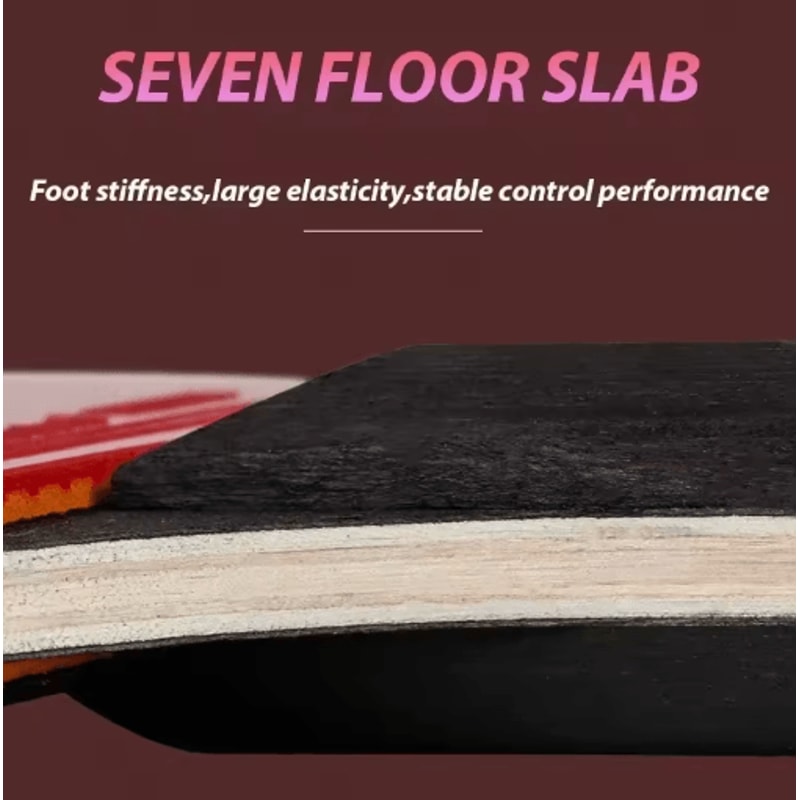 Portable ITTF Approved Table Tennis Racket Set With Bag 2 Paddles 3 Balls 2