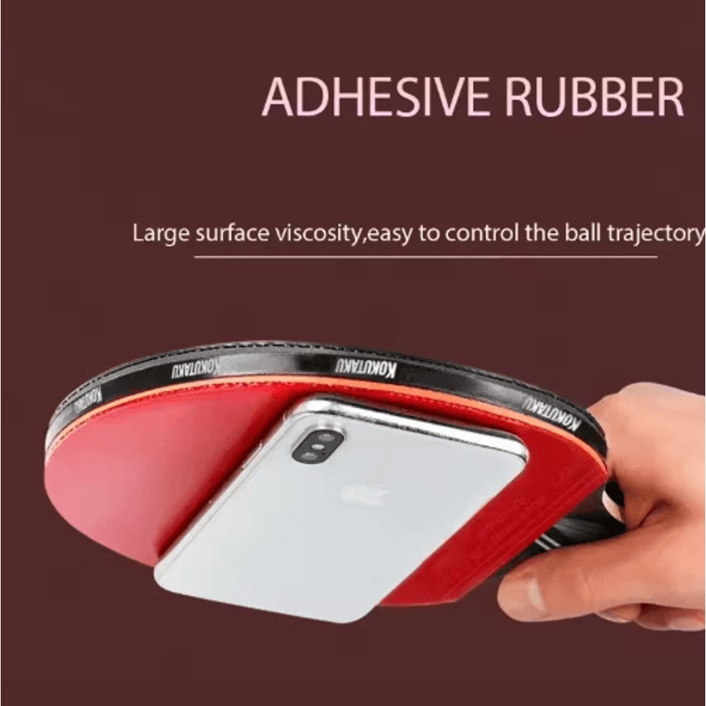 Portable ITTF Approved Table Tennis Racket Set With Bag 2 Paddles 3 Balls 3