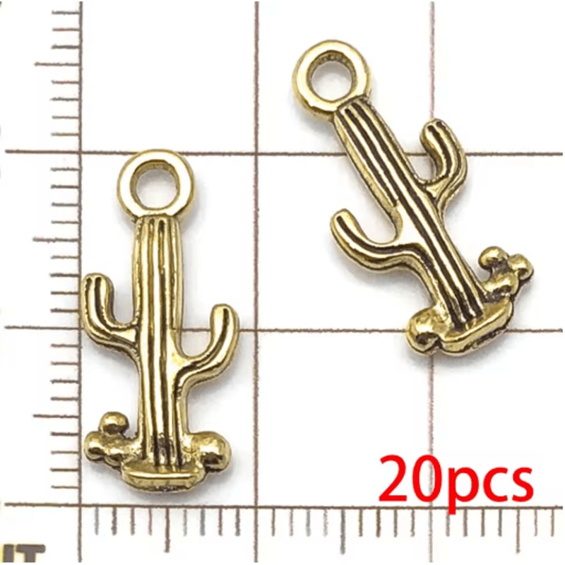 20pcs Western Cowboy Charms Set Horseshoe Cactus Hat Boots DIY Jewelry Pendants 18