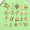20pcs Western Cowboy Charms Set Horseshoe Cactus Hat Boots DIY Jewelry Pendants 20