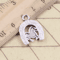 10pcs Antique Tibetan Silver Horse Horseshoe Charms For DIY Jewelry Making 1