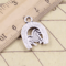 10pcs Antique Tibetan Silver Horse Horseshoe Charms For DIY Jewelry Making 1