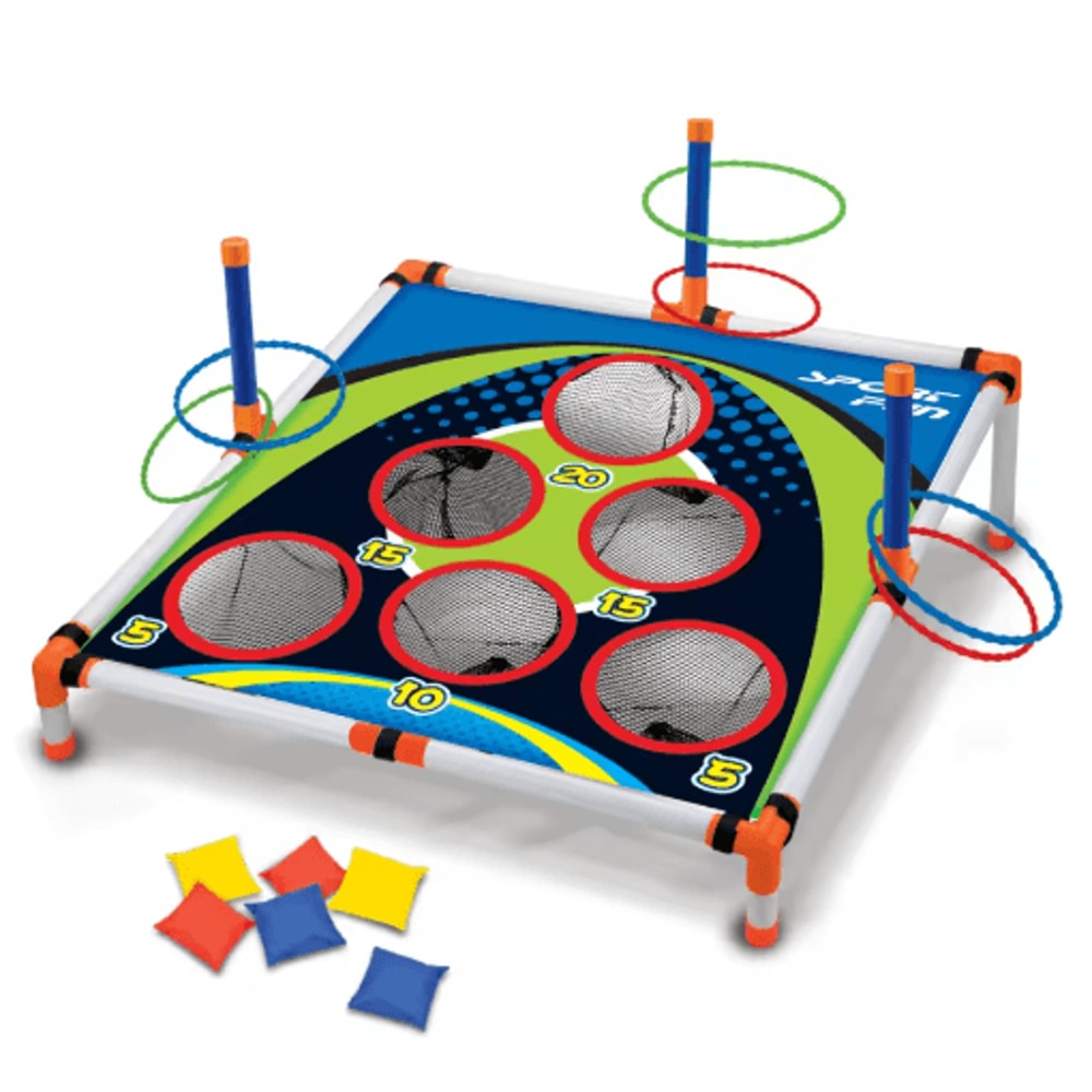 Portable Cornhole Game Set Easy Assemble Outdoor Toss Game For Kids Adults 1