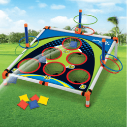 portable cornhole game set – easy assemble outdoor toss game for kids & adults