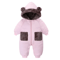 2025 Bear Ear Hooded Baby Snowsuit Fleece Lined Winter Romper For Infants Toddlers 3