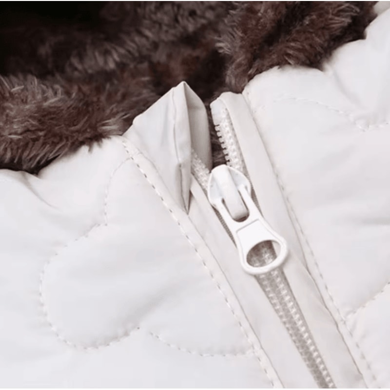 2025 Bear Ear Hooded Baby Snowsuit Fleece Lined Winter Romper For Infants Toddlers 5