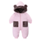 2025 Bear Ear Hooded Baby Snowsuit Fleece Lined Winter Romper For Infants Toddlers 7