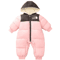 Girls Plush Hooded Ski Snowsuit Thick Warm Winter Jumpsuit For Babies 5