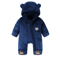 Bear Ear Hooded Baby Winter Romper Fleece Warm Onesie For Newborns 1