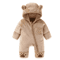 Bear Ear Hooded Baby Winter Romper Fleece Warm Onesie For Newborns 5