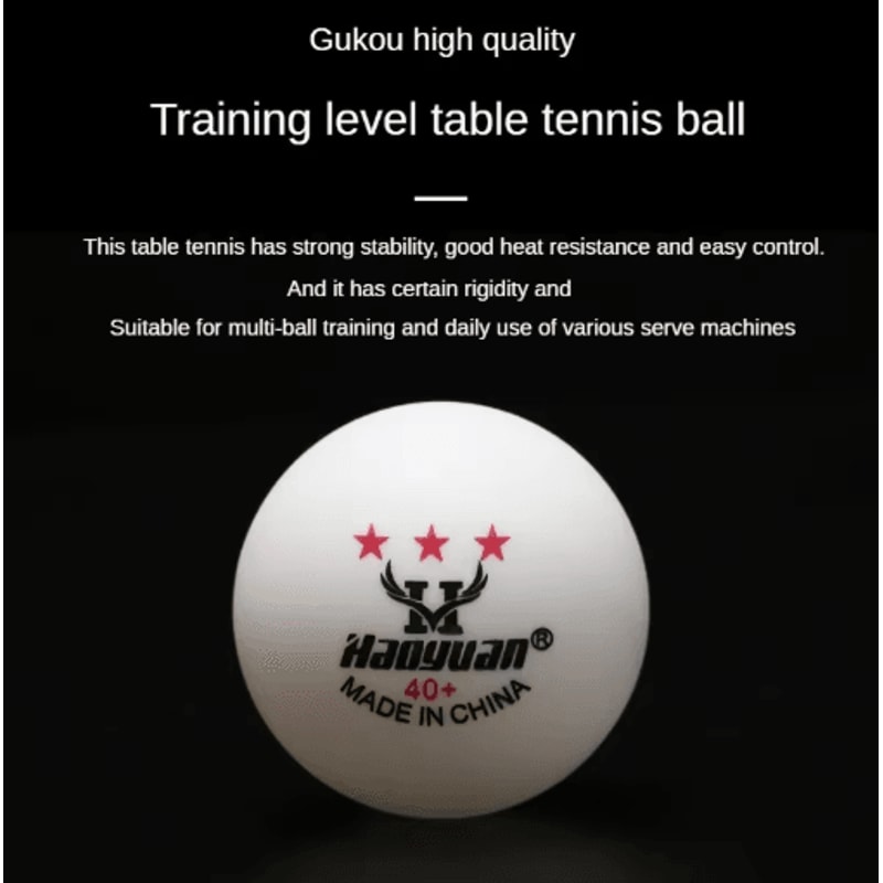 60Pcs Professional 3 Star Table Tennis Balls D40mm 28g New Material ABS Plastic Ping Pong Ball Adul 5
